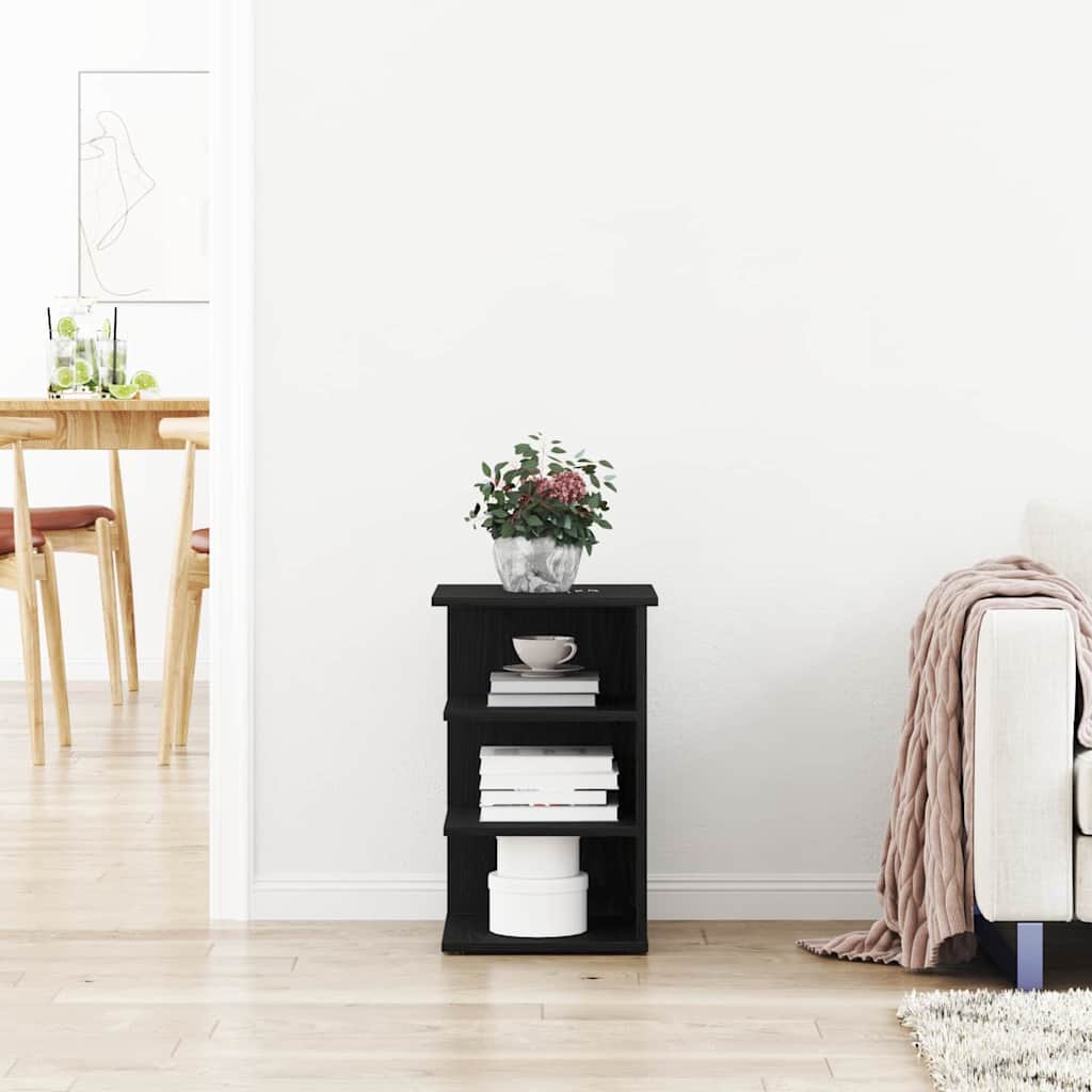Meuble d'appoint Noir 35 x 35 x 55 cm Bois d'ingénierie - XIOS