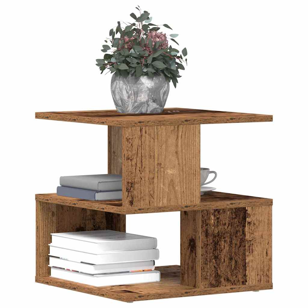 Table d'appoint Bois ancien 40 x 40 x 40 cm Bois d'ingénierie - XIOS