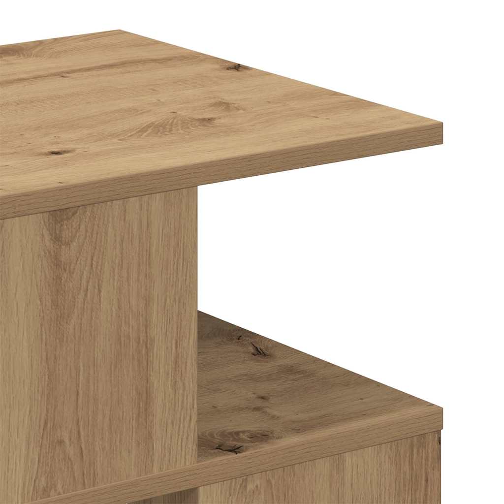 Table d'appoint chêne artisanal 40 x 40 x 40 cm - XIOS