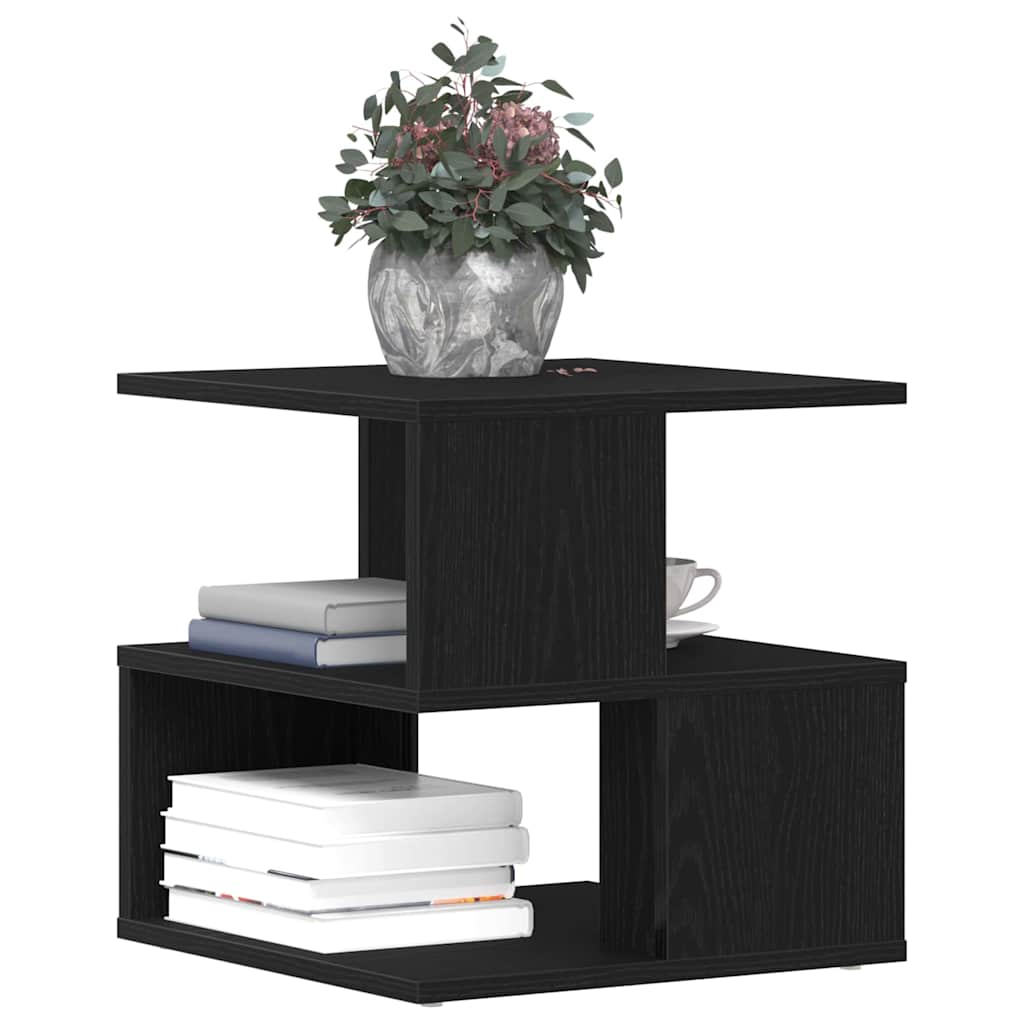 Table d'appoint Chêne noir 40 x 40 x 40 cm Bois d'ingénierie - XIOS