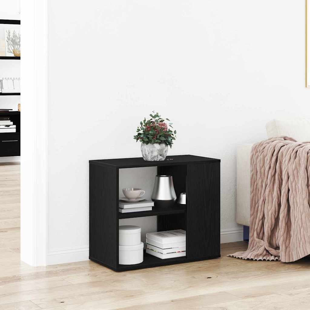 Buffet Noir 60 x 30 x 50 cm Bois d'ingénierie - XIOS