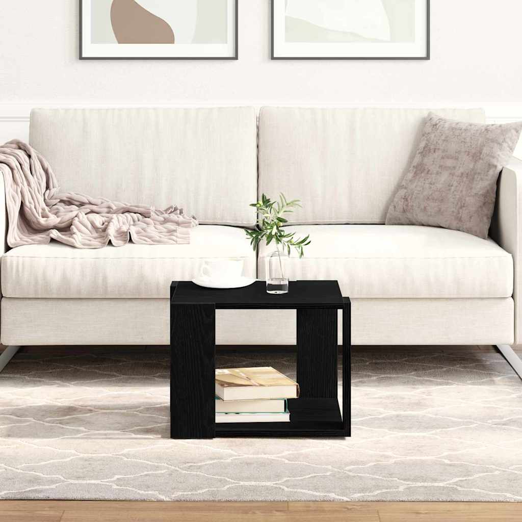 Table basse Chêne noir 40 x 40 x 30 cm Bois d'ingénierie - XIOS