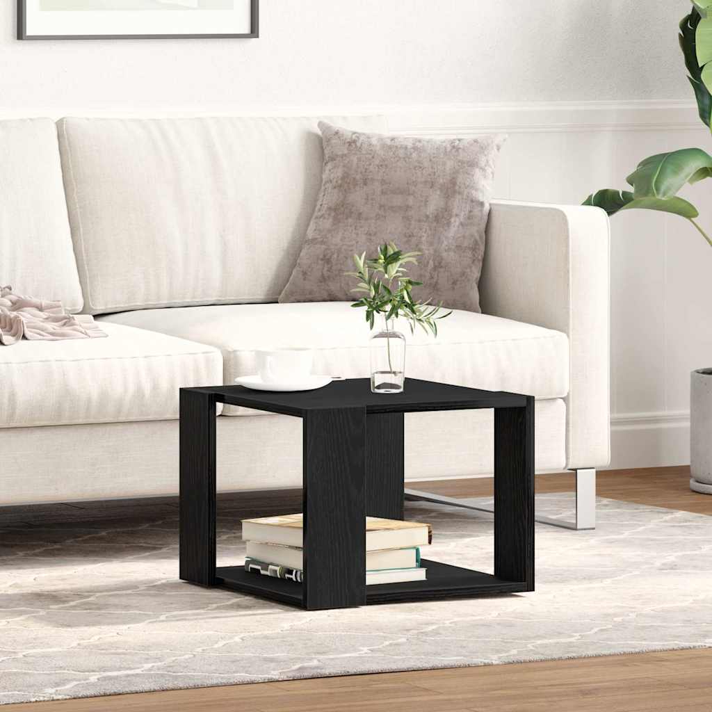 Table basse Chêne noir 40 x 40 x 30 cm Bois d'ingénierie - XIOS