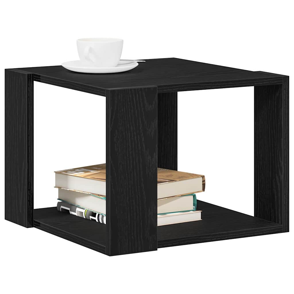 Table basse Chêne noir 40 x 40 x 30 cm Bois d'ingénierie - XIOS