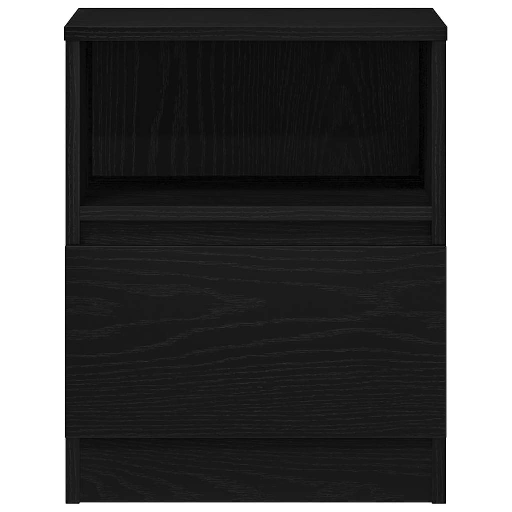Cabinet de chevet Chêne noir 40 x 40 x 50 cm Bois d'ingénierie