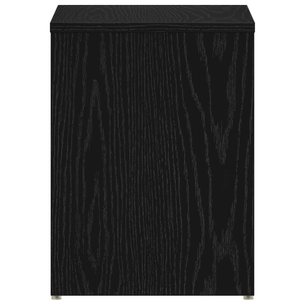 Cabinet de chevet 2 pcs Chêne noir 40 x 30 x 40 cm