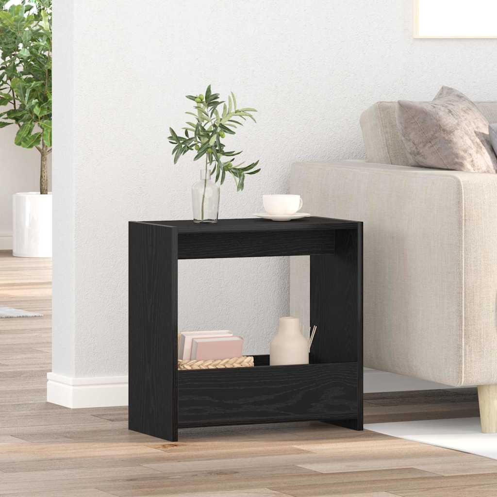Table d'appoint Chêne noir 50 x 26 x 50 cm Bois d'ingénierie - XIOS