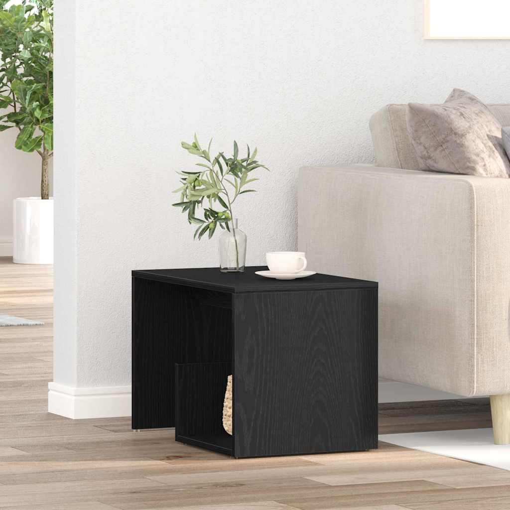 Table d'Occasion Chêne Noir 59 x 36 x 38 cm Bois d'ingénierie - XIOS