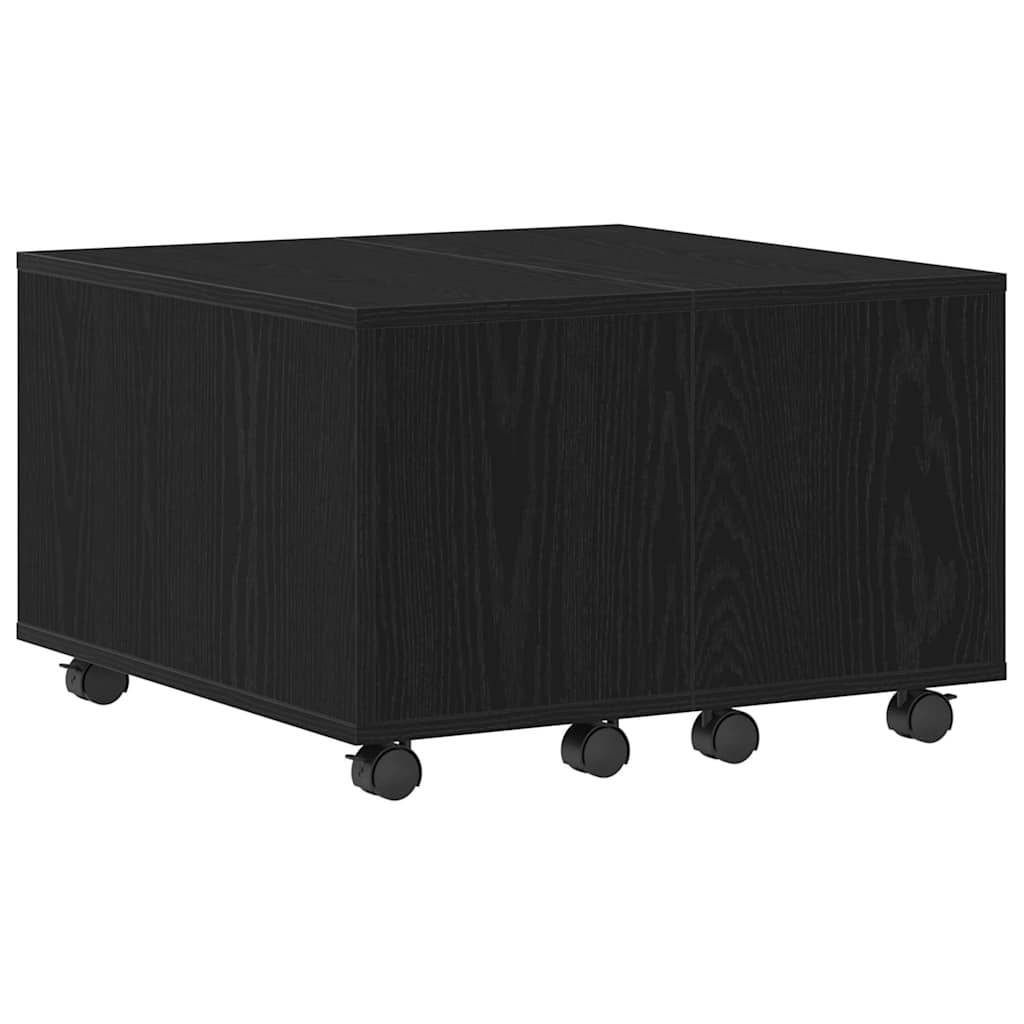 Table basse Chêne noir 60 x 60 x 38 cm Bois d'ingénierie - XIOS