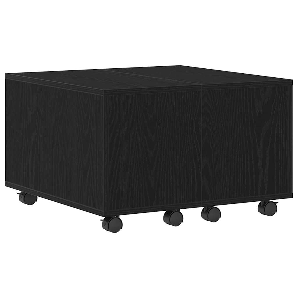 Table basse Chêne noir 60 x 60 x 38 cm Bois d'ingénierie - XIOS