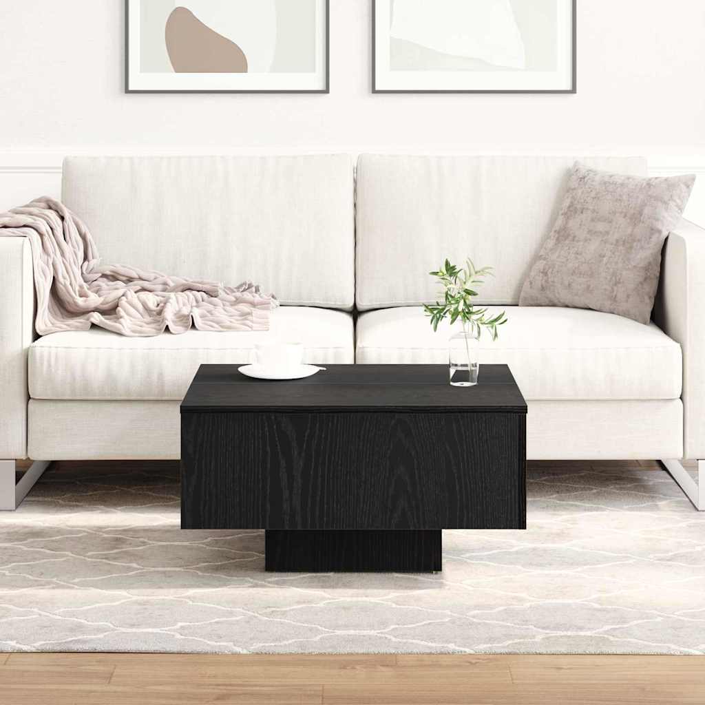 Table basse Chêne noir 60 x 60 x 31,5 cm Bois d'ingénierie - XIOS