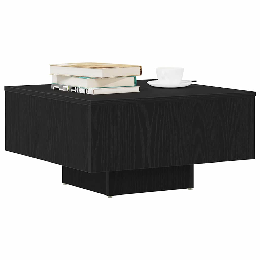 Table basse Chêne noir 60 x 60 x 31,5 cm Bois d'ingénierie - XIOS