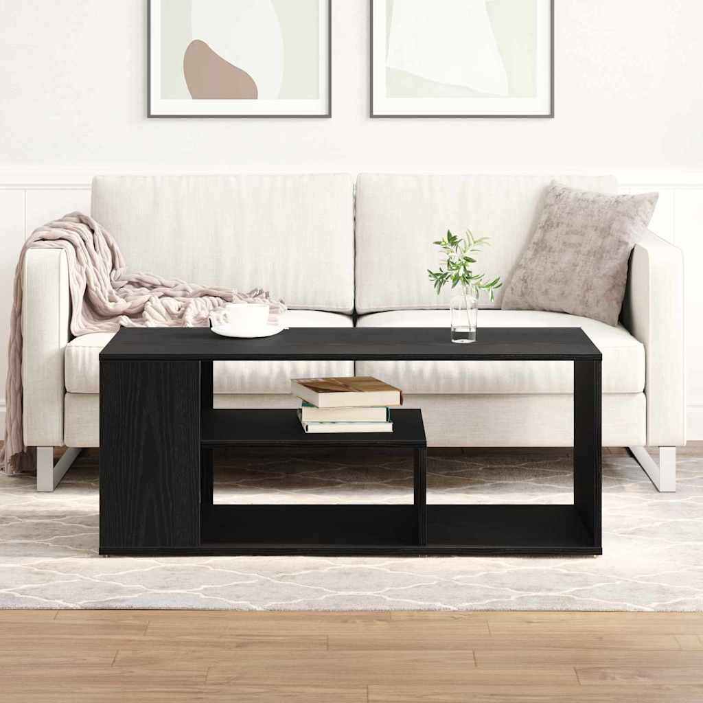 Table basse Chêne noir 100 x 50 x 40 cm Bois d'ingénierie - XIOS