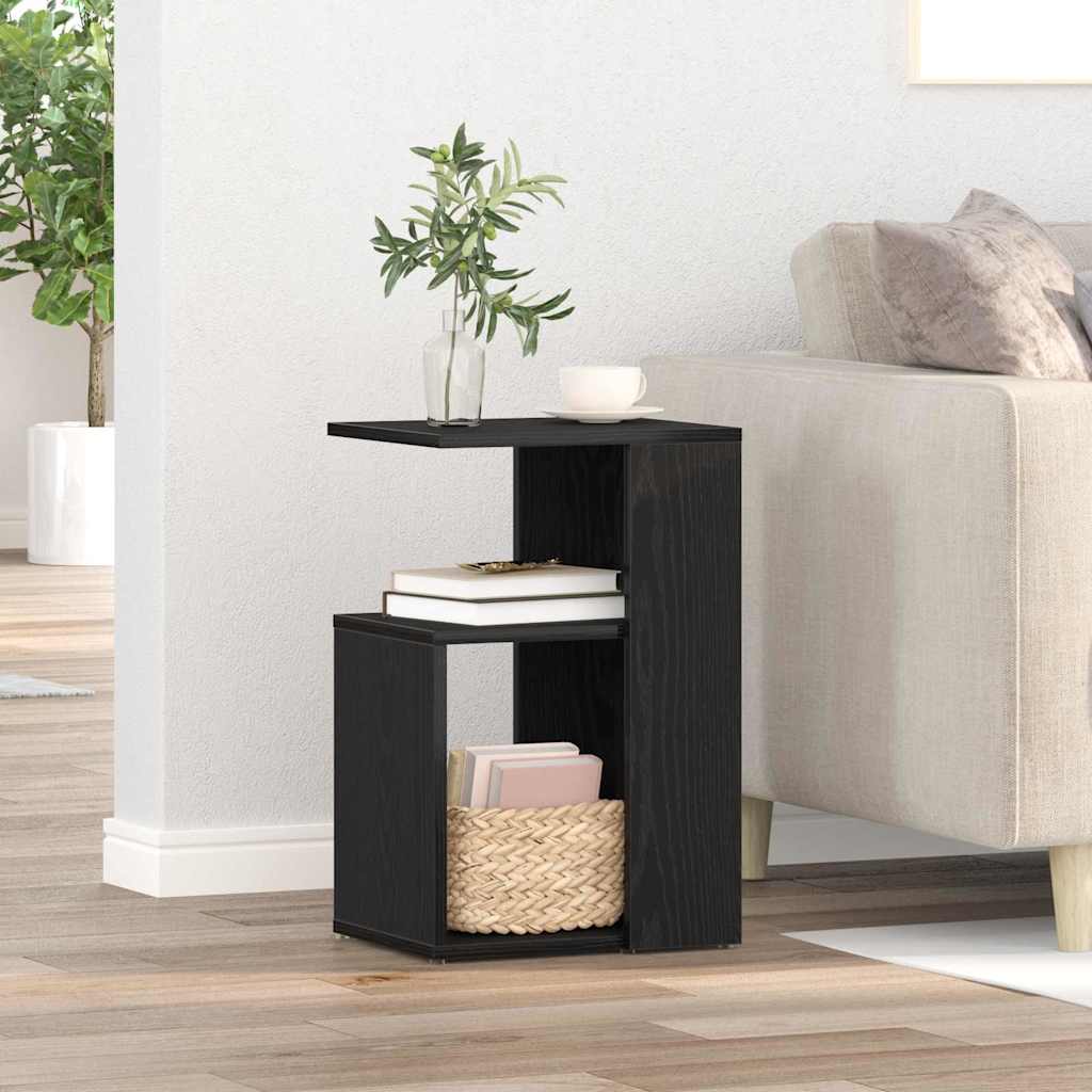 Table d'appoint Chêne noir 36 x 30 x 56 cm Bois d'ingénierie - XIOS