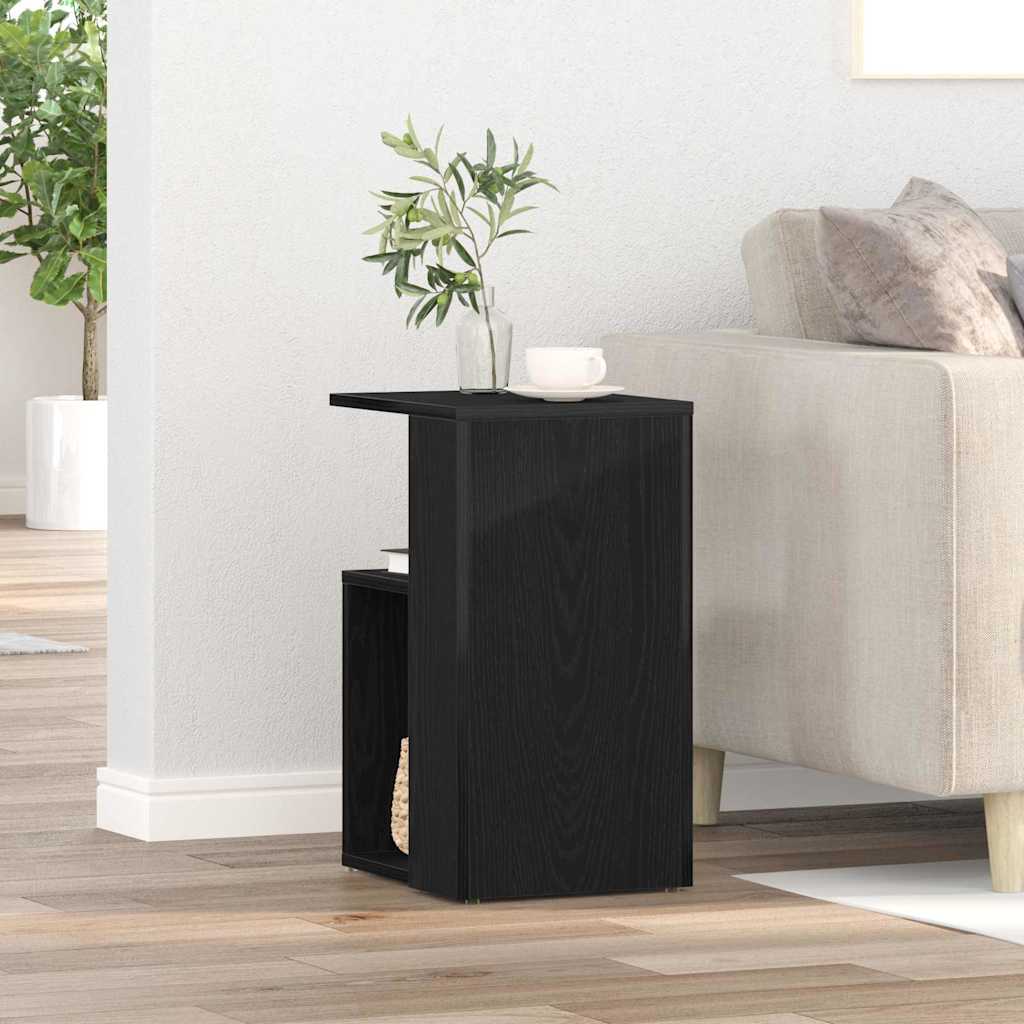 Table d'appoint Chêne noir 36 x 30 x 56 cm Bois d'ingénierie - XIOS