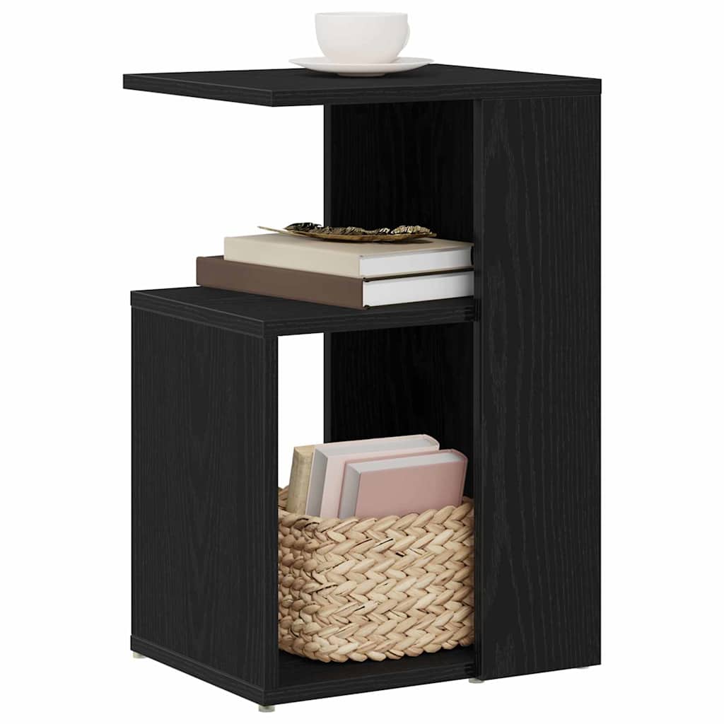 Table d'appoint Chêne noir 36 x 30 x 56 cm Bois d'ingénierie - XIOS