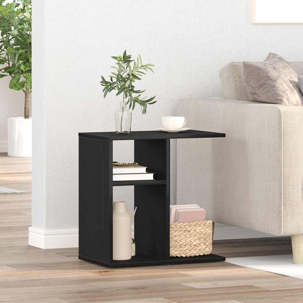 Table d'appoint Chêne noir 50 x 30 x 50 cm Bois d'ingénierie - XIOS
