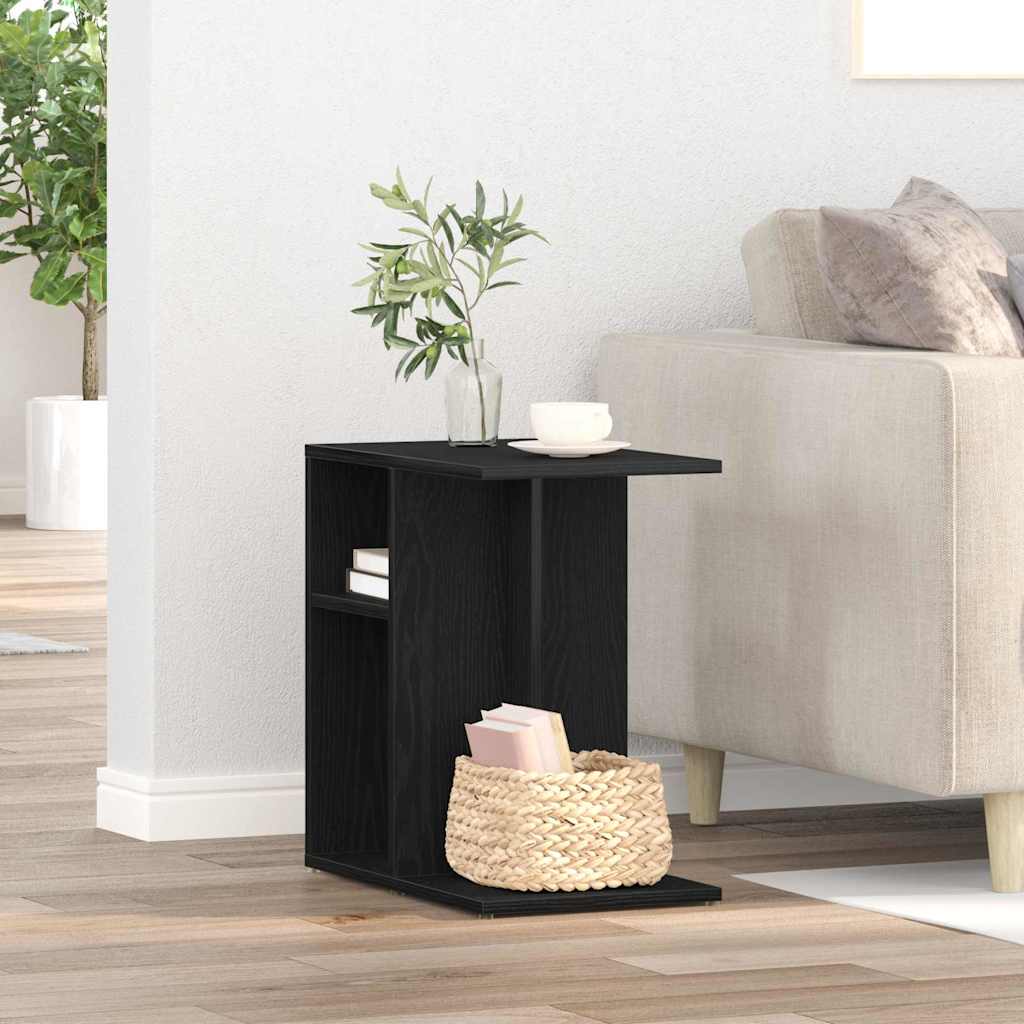 Table d'appoint Chêne noir 50 x 30 x 50 cm Bois d'ingénierie - XIOS