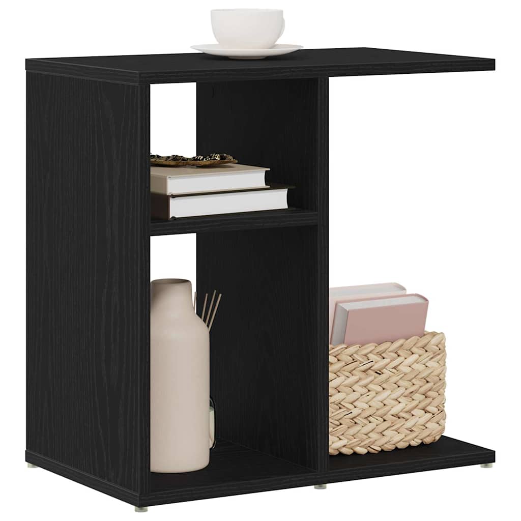 Table d'appoint Chêne noir 50 x 30 x 50 cm Bois d'ingénierie - XIOS