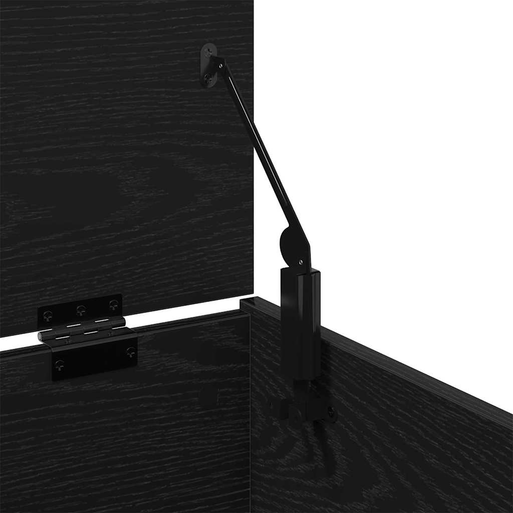 Boîte de Rangement Chêne noir 84 x 42 x 46 cm Bois d'ingénierie - XIOS