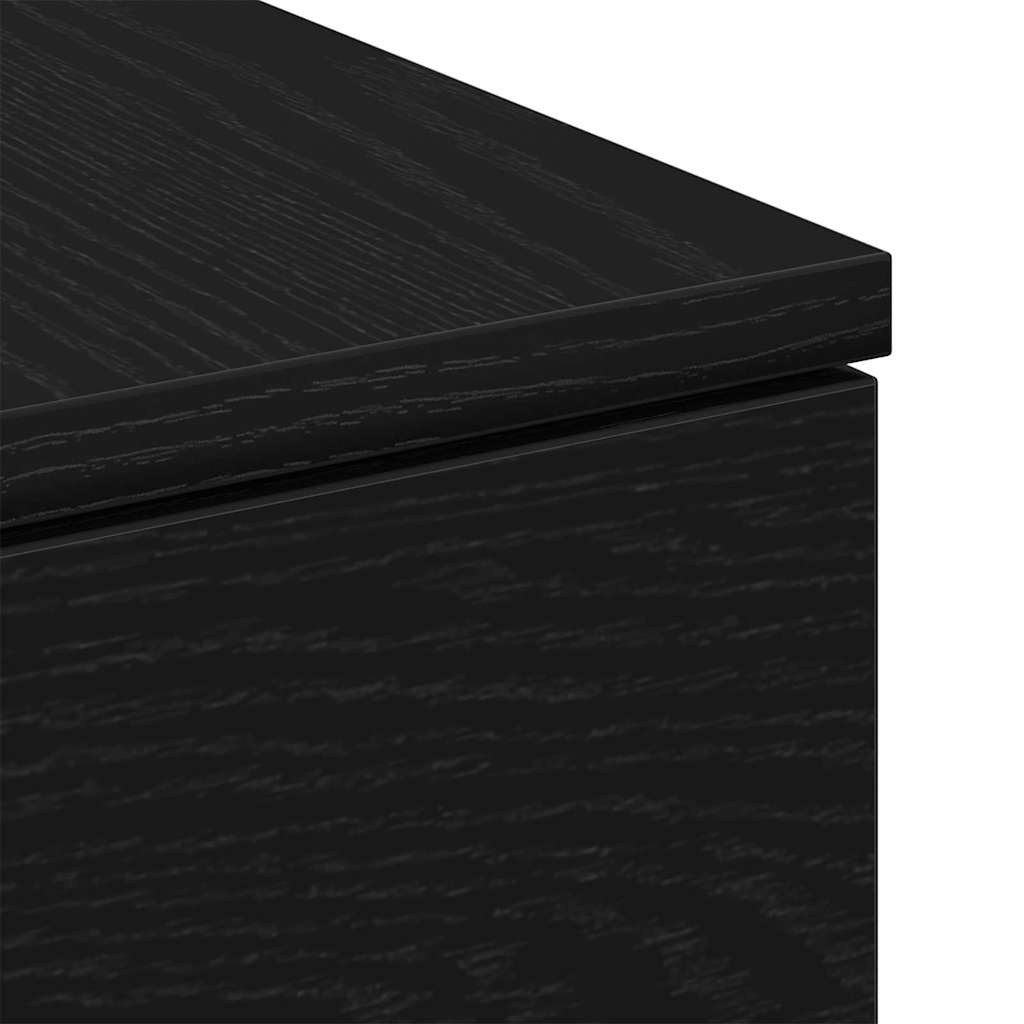 Table basse Chêne noir 90 x 60 x 31 cm Bois d'ingénierie - XIOS
