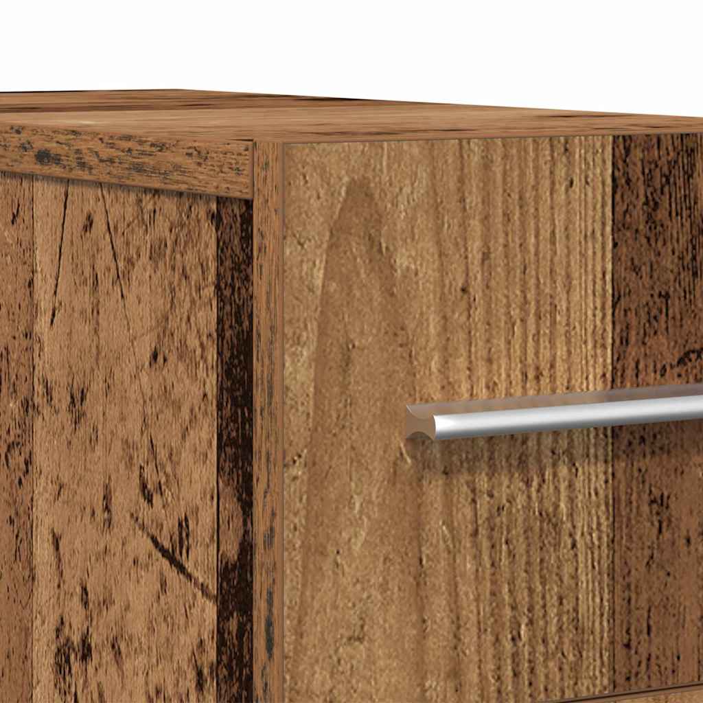 Armoire à pharmacie en bois ancien 20x45,5x60 cm en bois d'ingénierie