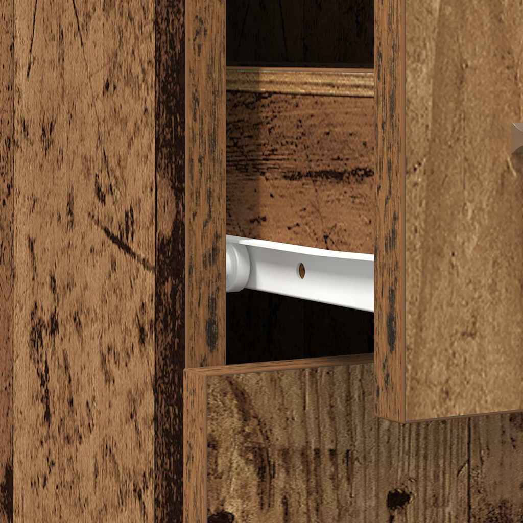 Armoire à pharmacie en bois ancien 20x45,5x60 cm en bois d'ingénierie