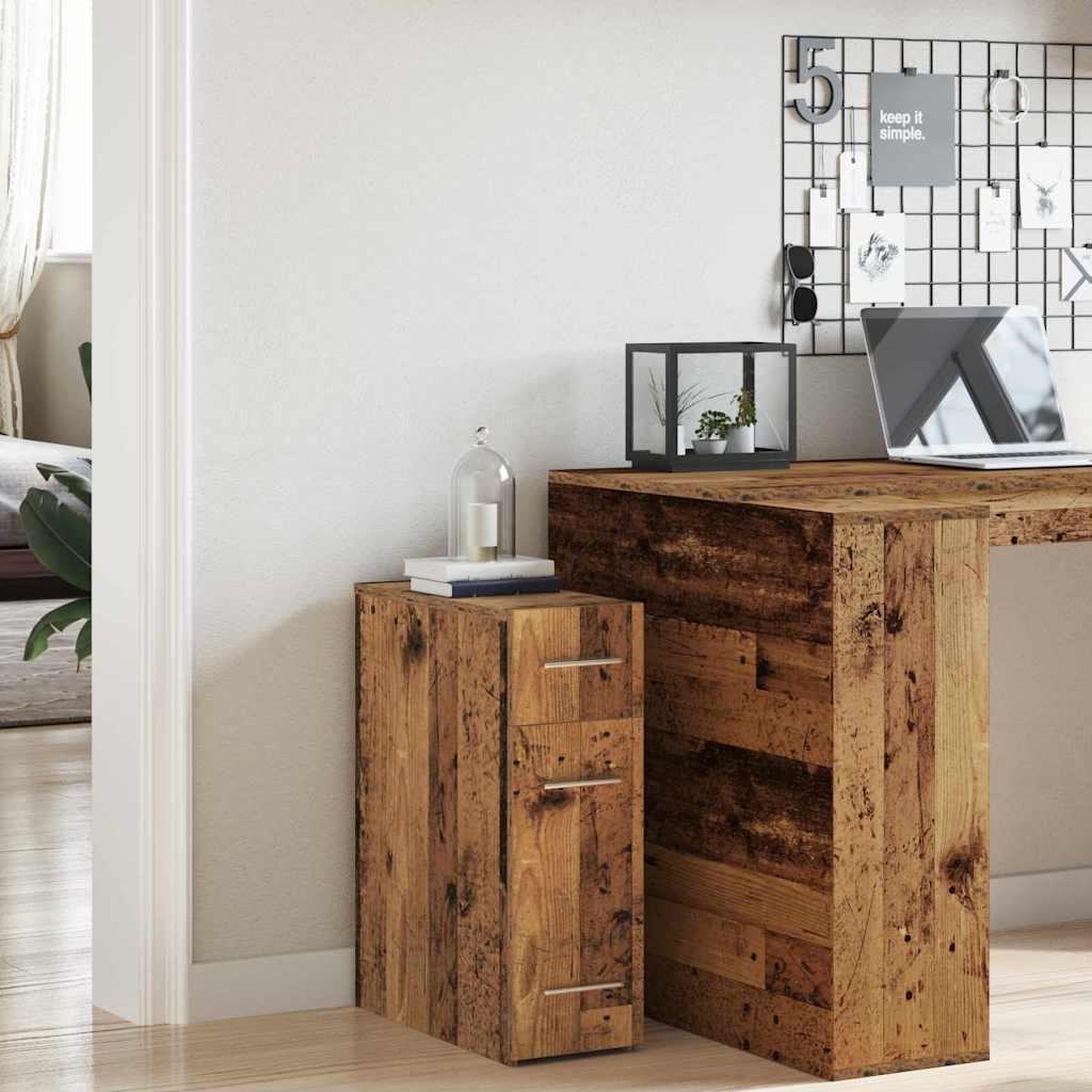 Armoire à pharmacie en bois ancien 20x45,5x60 cm en bois d'ingénierie