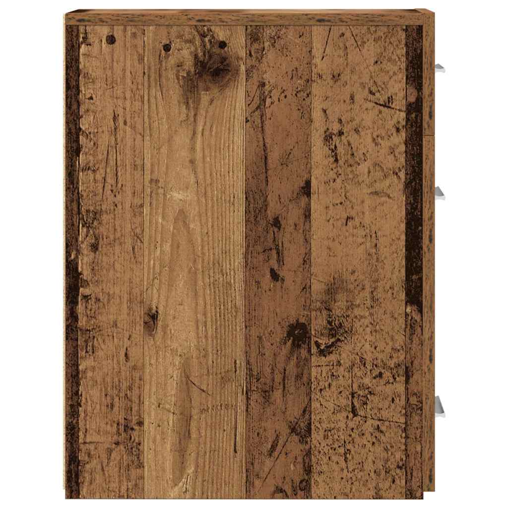 Armoire à pharmacie en bois ancien 20x45,5x60 cm en bois d'ingénierie