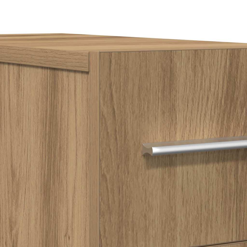 Armoire de pharmacie vidaXL en chêne fait main 20x45,5x60 cm en bois d'ingénierie
