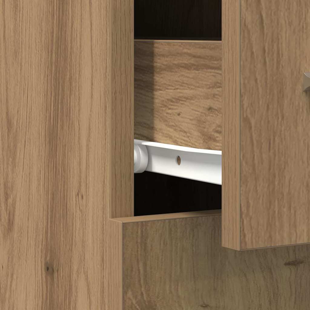 Armoire de pharmacie vidaXL en chêne fait main 20x45,5x60 cm en bois d'ingénierie