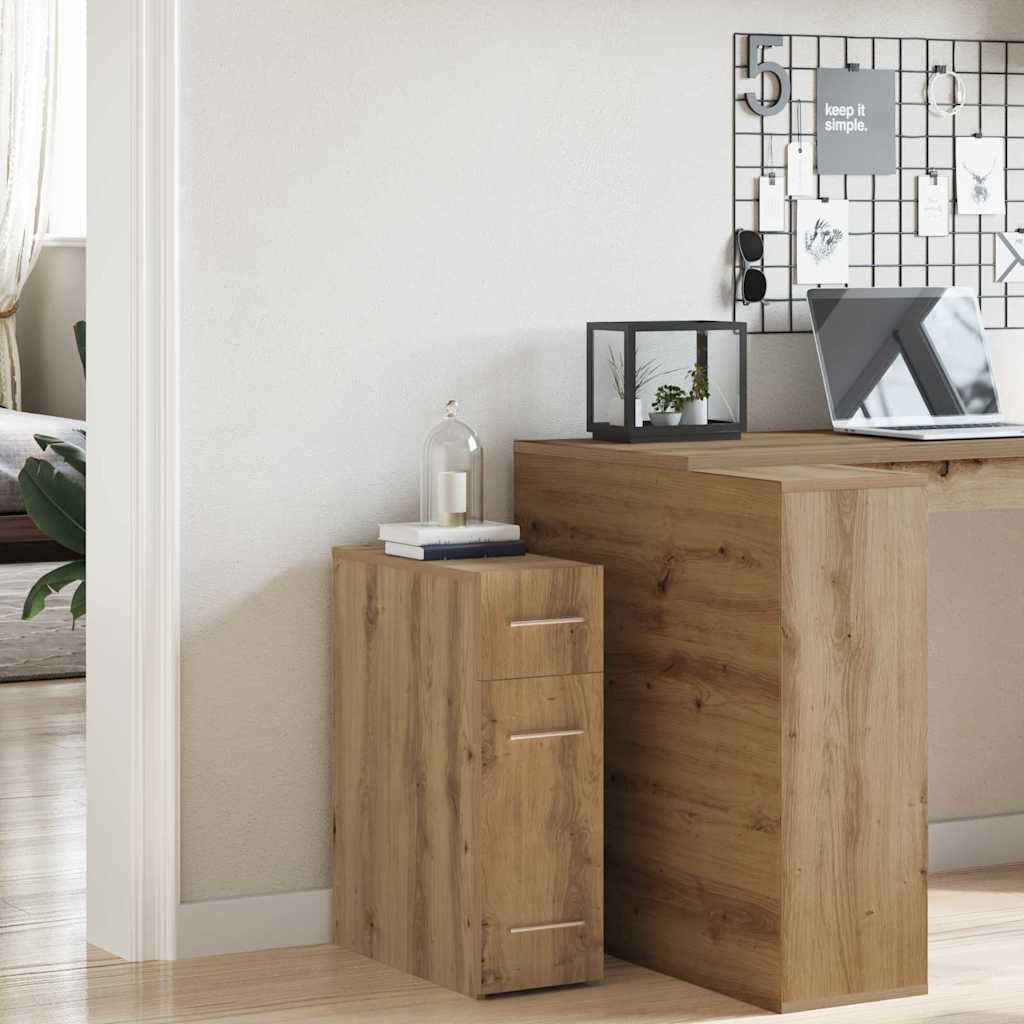 Armoire de pharmacie vidaXL en chêne fait main 20x45,5x60 cm en bois d'ingénierie