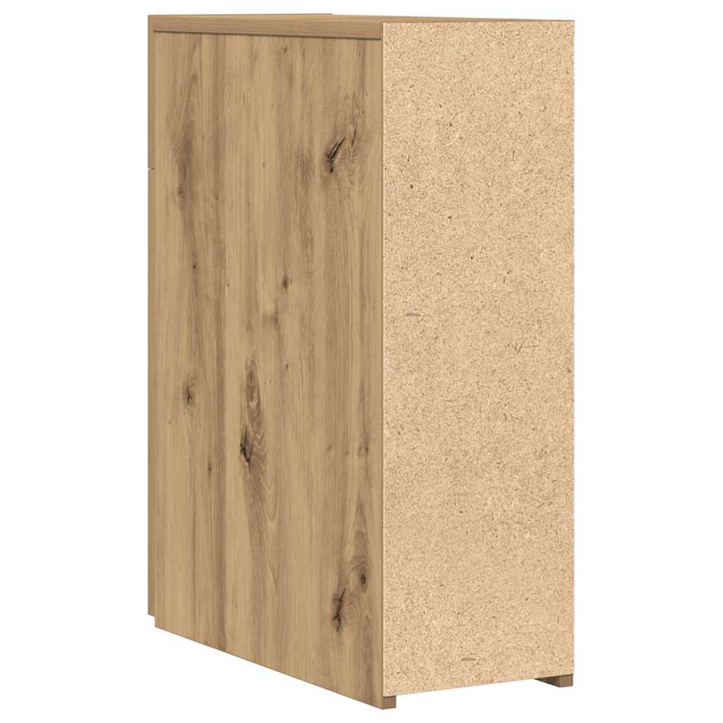 Armoire de pharmacie vidaXL en chêne fait main 20x45,5x60 cm en bois d'ingénierie