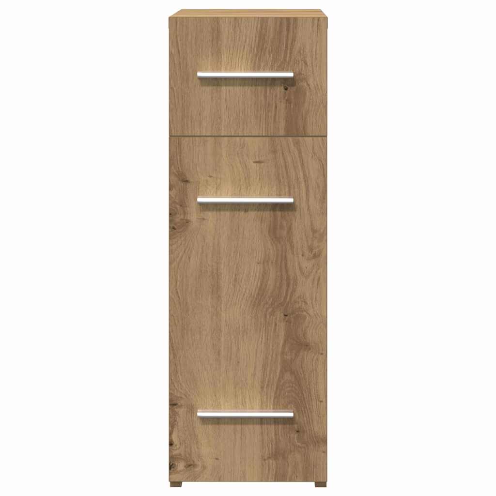 Armoire de pharmacie vidaXL en chêne fait main 20x45,5x60 cm en bois d'ingénierie