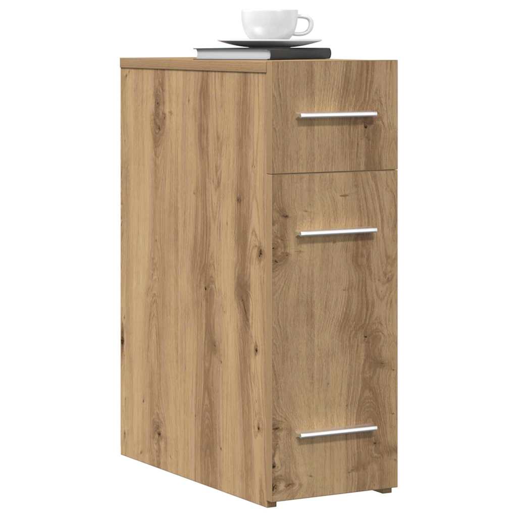 Armoire de pharmacie vidaXL en chêne fait main 20x45,5x60 cm en bois d'ingénierie