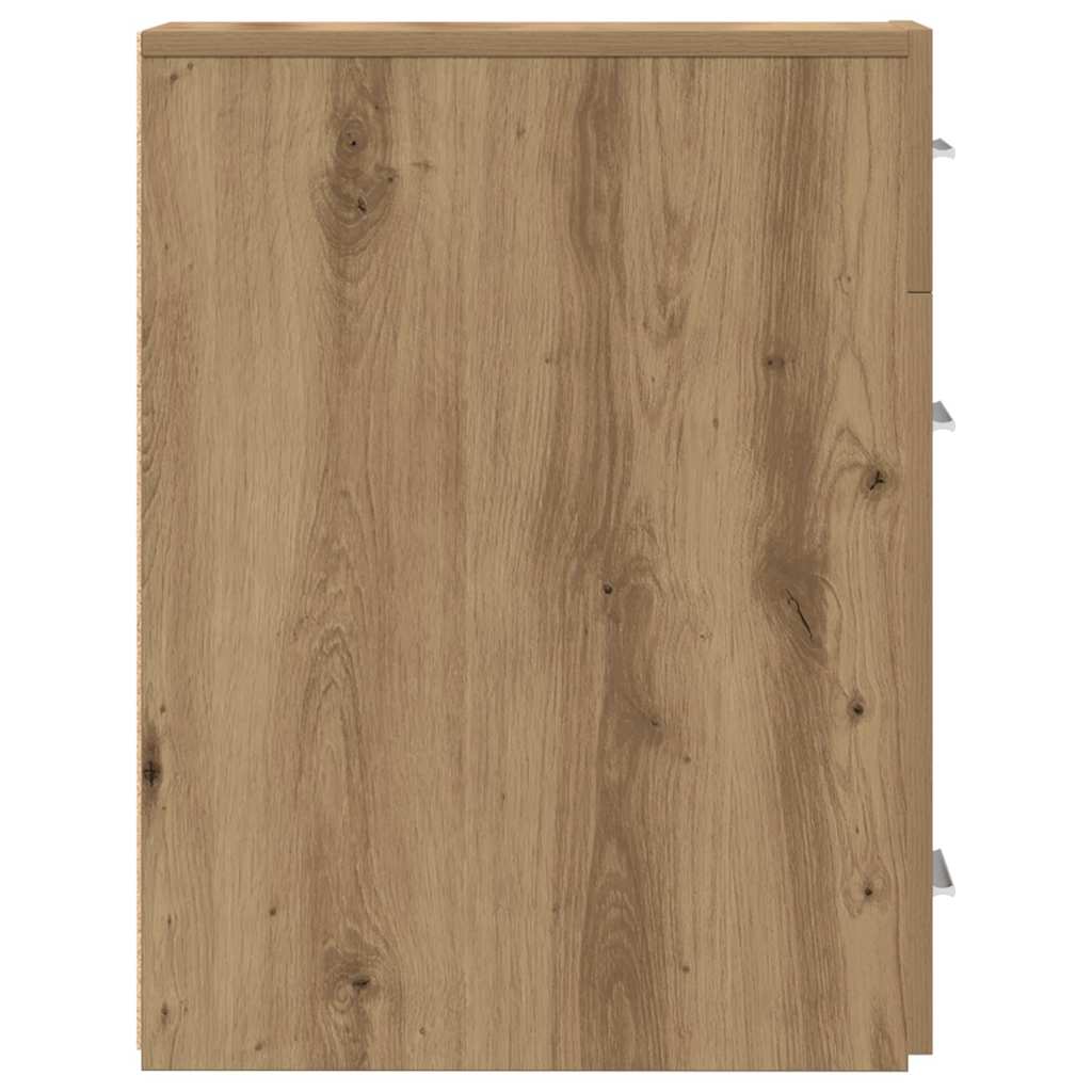 Armoire de pharmacie vidaXL en chêne fait main 20x45,5x60 cm en bois d'ingénierie