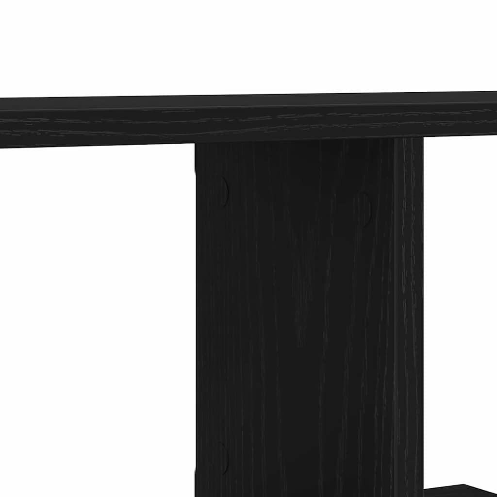 Étagère TV murale Chêne noir 125 x 18 x 23 cm Bois d'ingénierie - XIOS