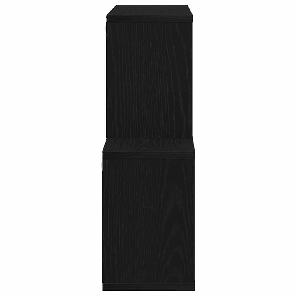 Étagère Murale Chêne noir 76 x 15 x 53 cm Bois d'ingénierie - XIOS
