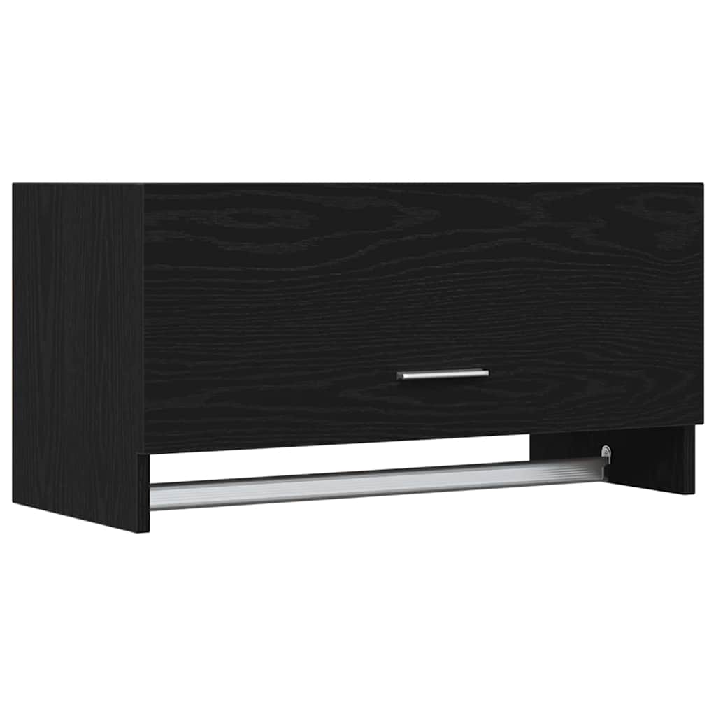 Armoire avec stockage Noir 70 x 32.5 x 35 cm Bois d'ingénierie - XIOS
