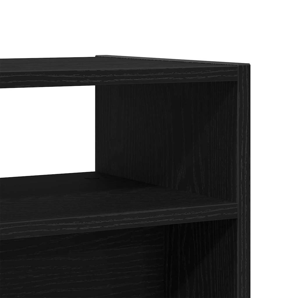 Table console Chêne noir 78 x 30 x 80 cm Bois d'ingénierie - XIOS