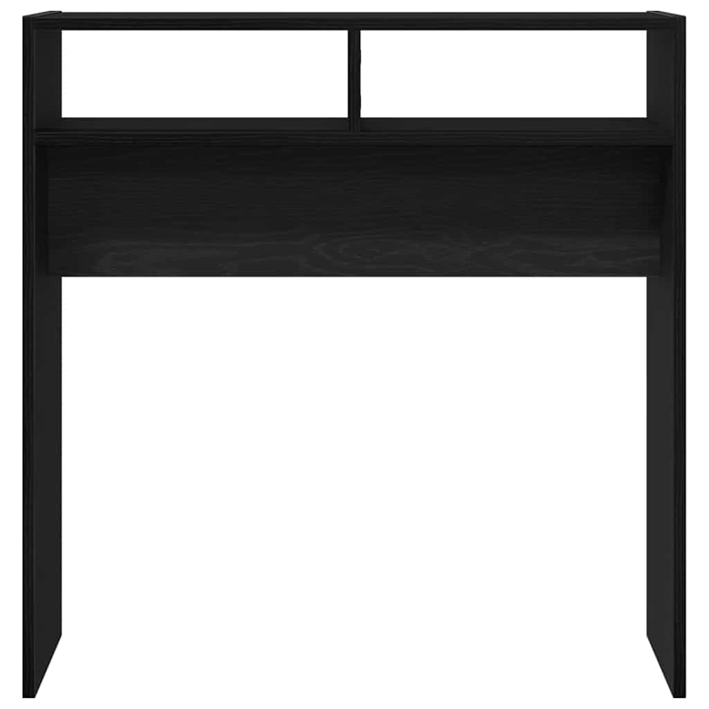 Table console Chêne noir 78 x 30 x 80 cm Bois d'ingénierie - XIOS