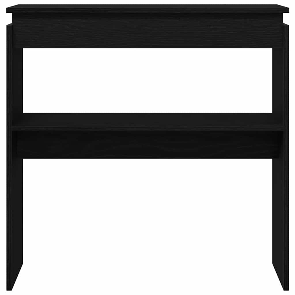 Table console Chêne noir 80 x 30 x 80 cm Bois d'ingénierie - XIOS