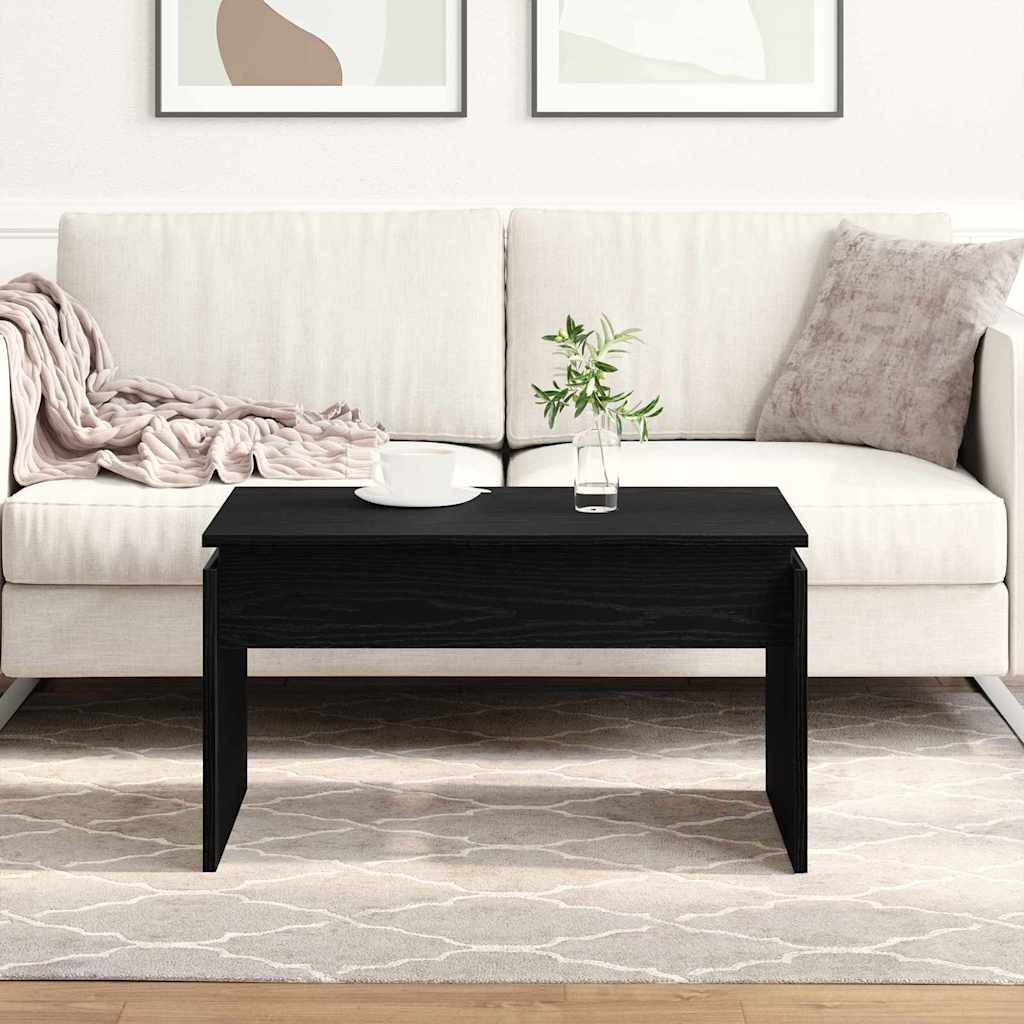 Table basse Chêne noir 68 x 38 x 50 cm Bois d'ingénierie - XIOS