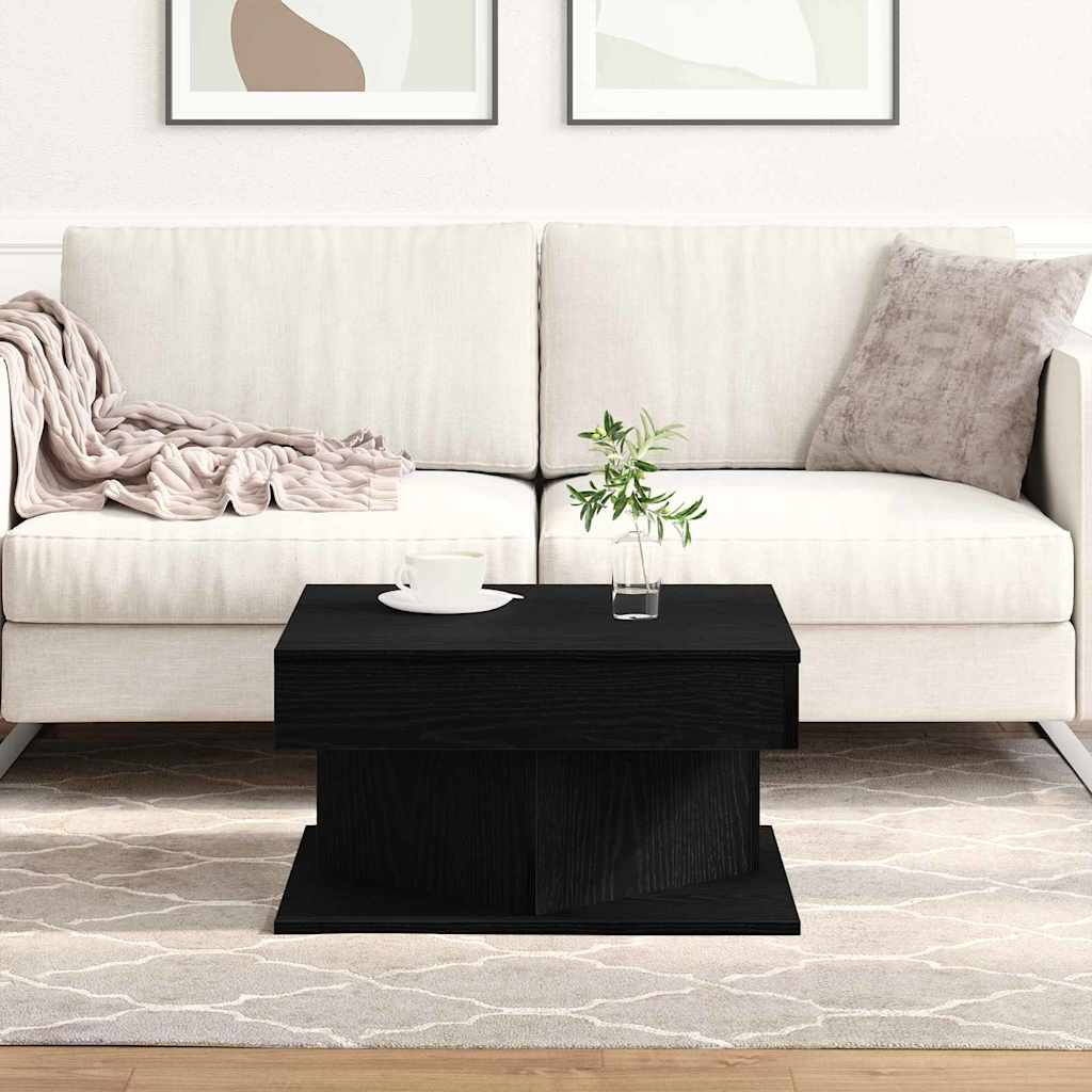 Table basse Chêne noir 57 x 57 x 30 cm Bois d'ingénierie - XIOS