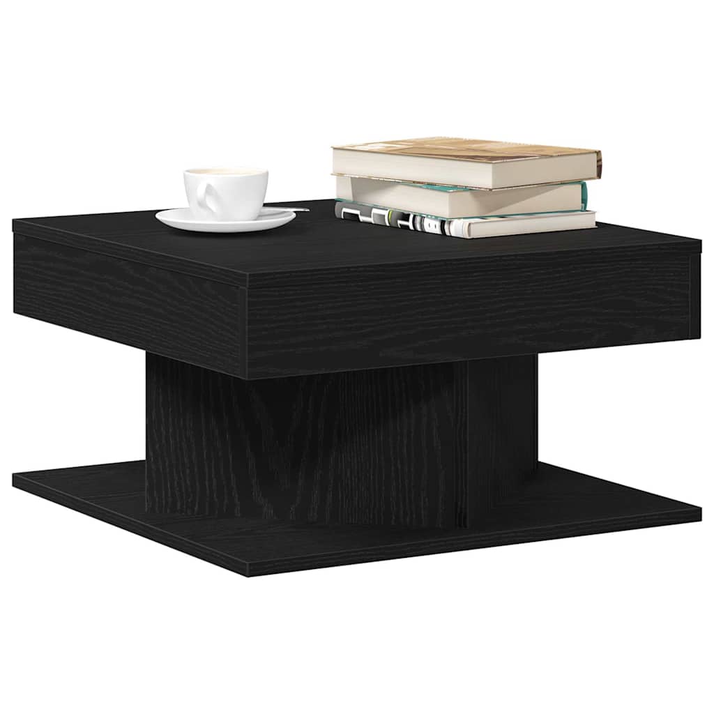 Table basse Chêne noir 57 x 57 x 30 cm Bois d'ingénierie - XIOS