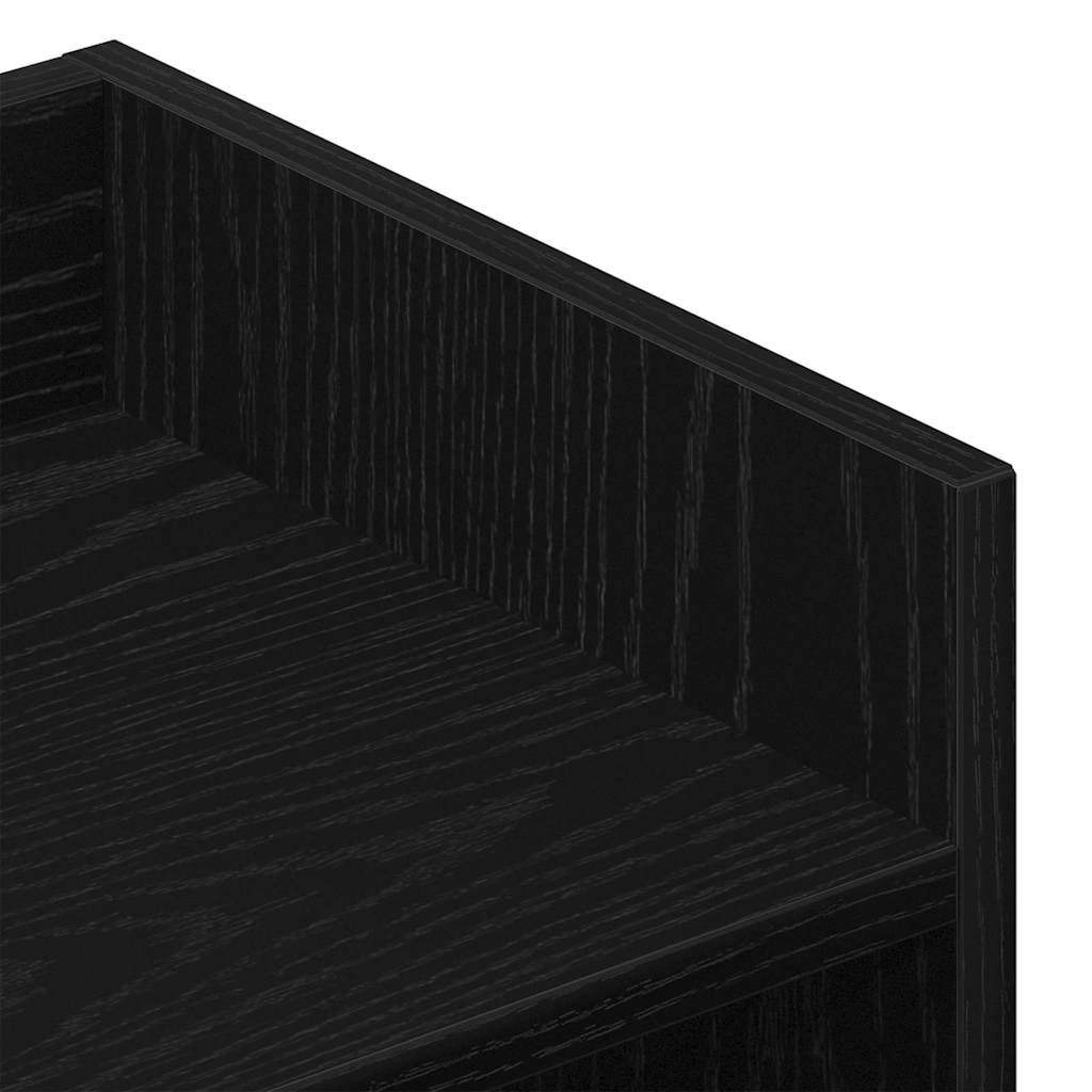 Buffet avec tiroir Noir 105 x 30 x 70 cm Bois d'ingénierie - XIOS