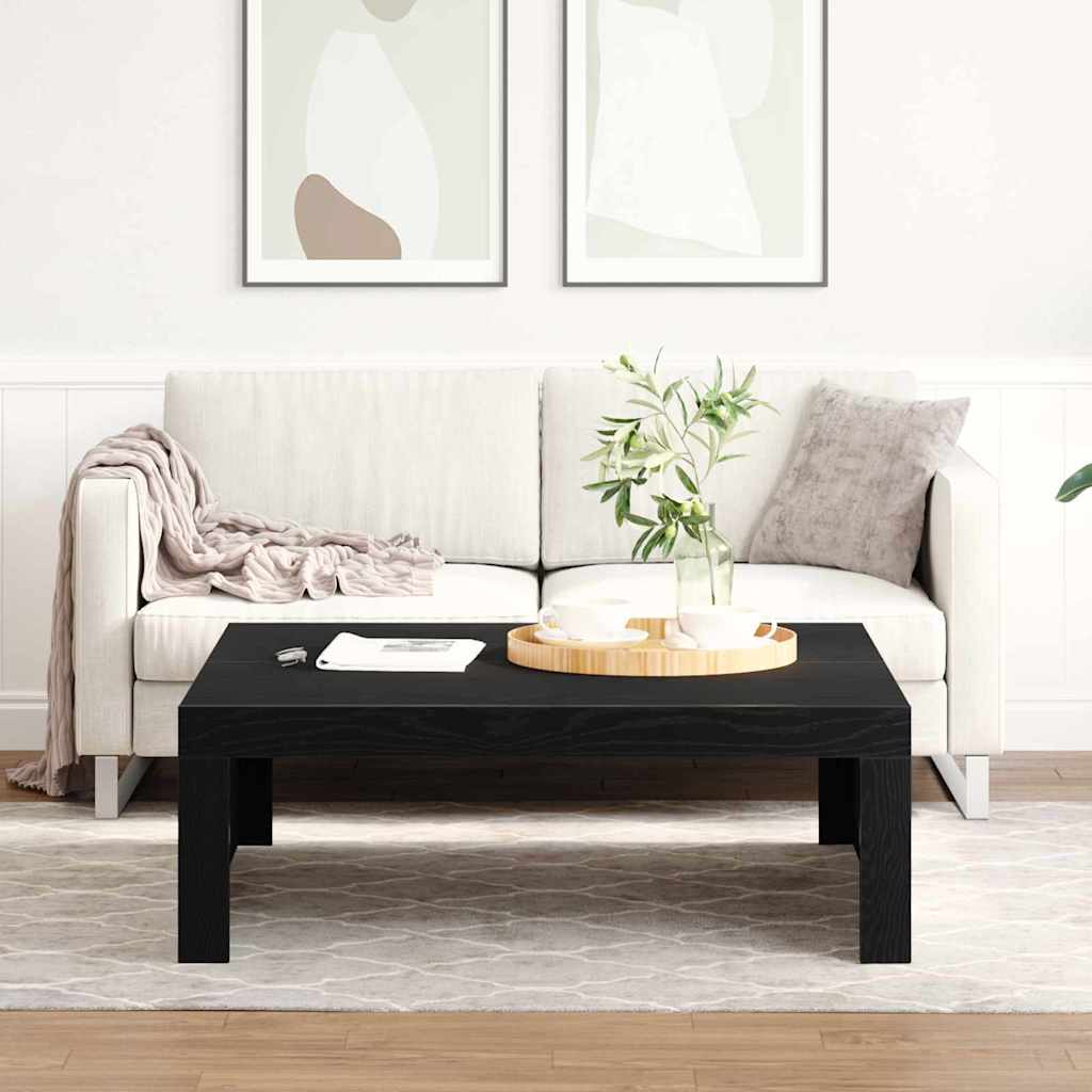 Table basse Chêne noir 100 x 100 x 35 cm Bois d'ingénierie - XIOS