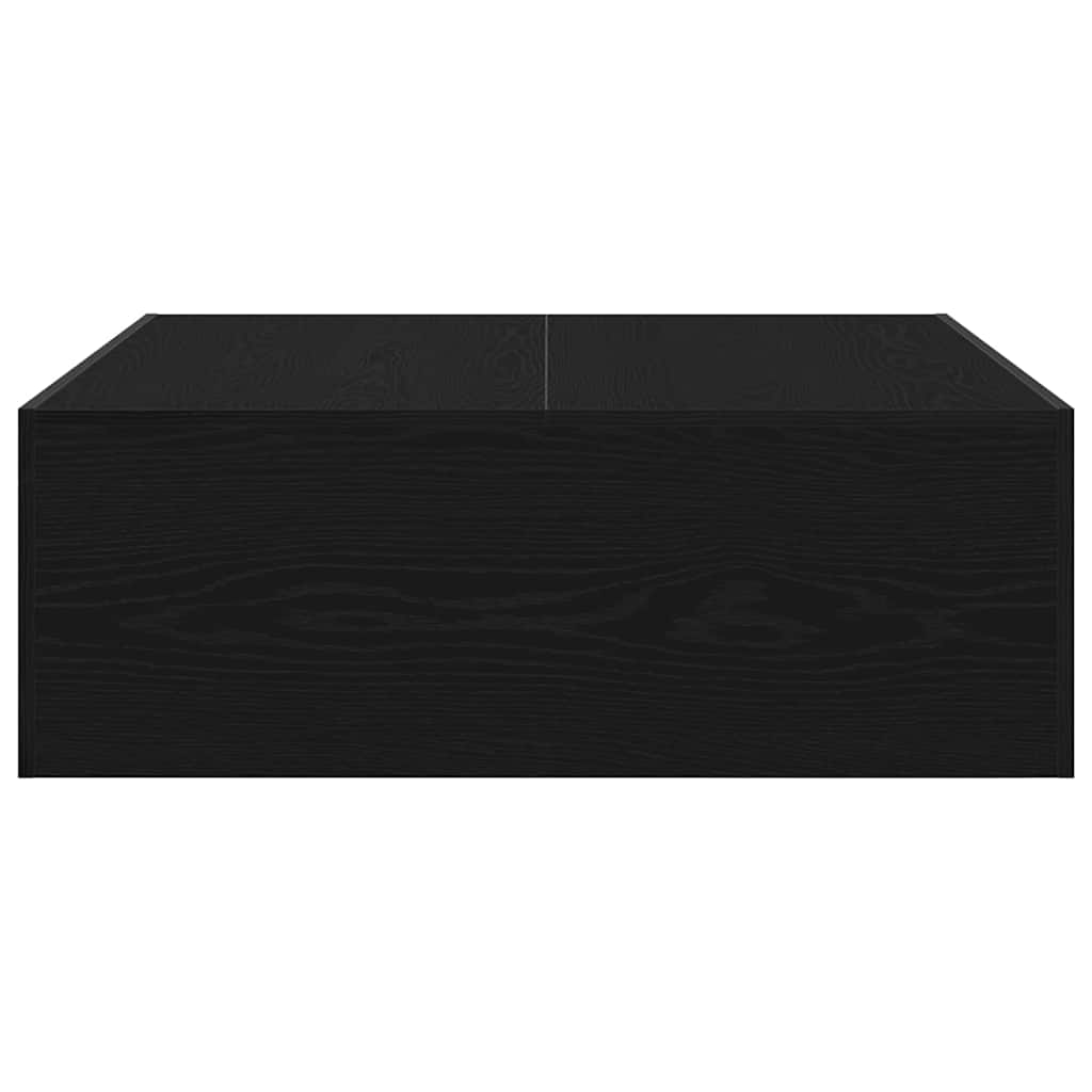 Table basse Chêne noir 100 x 100 x 35 cm Bois d'ingénierie - XIOS