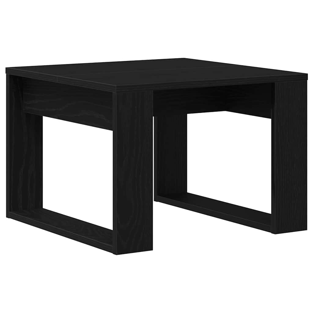 Table basse Chêne noir 50 x 50 x 35 cm Bois d'ingénierie - XIOS