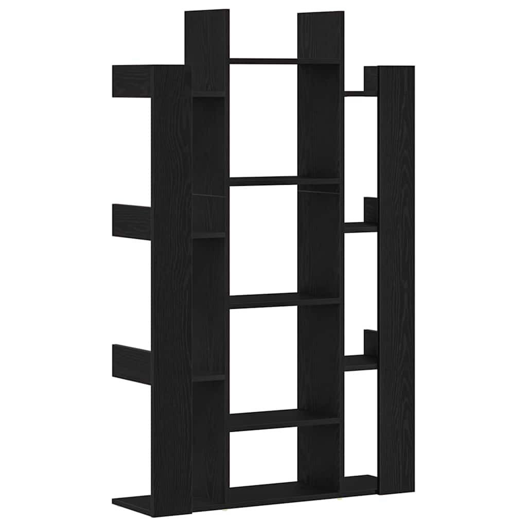 Bibliothèque Chêne noir 86 x 25.5 x 140 cm Bois d'ingénierie - XIOS